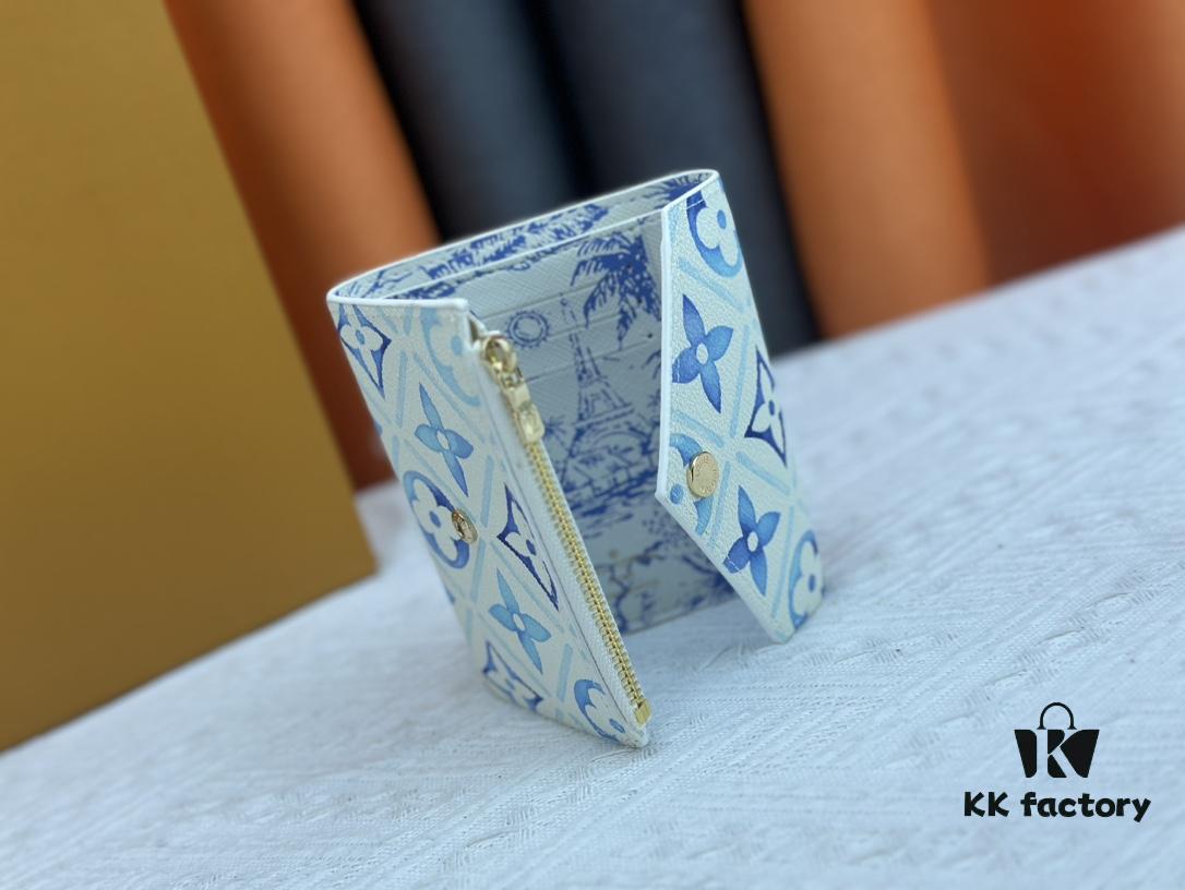 M83623 Blue Victorine Wallet for LV By the Pool Summer Collection