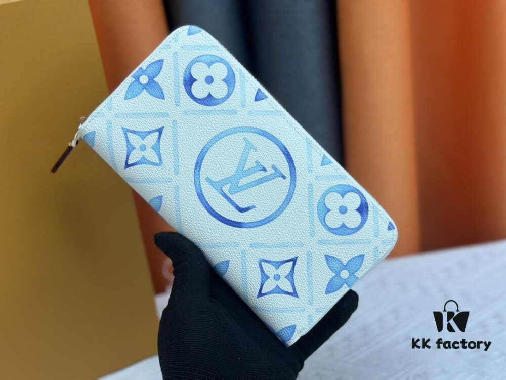 M11455 Blue Wallet for LV By the Pool Collection