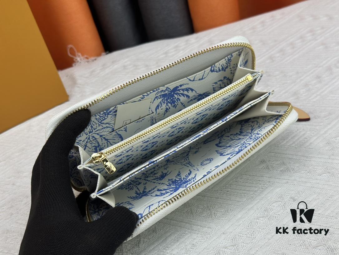 M11455 Blue Wallet for LV By the Pool Collection