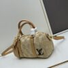 New Arrival LV Straw Keepall Pillow Bag