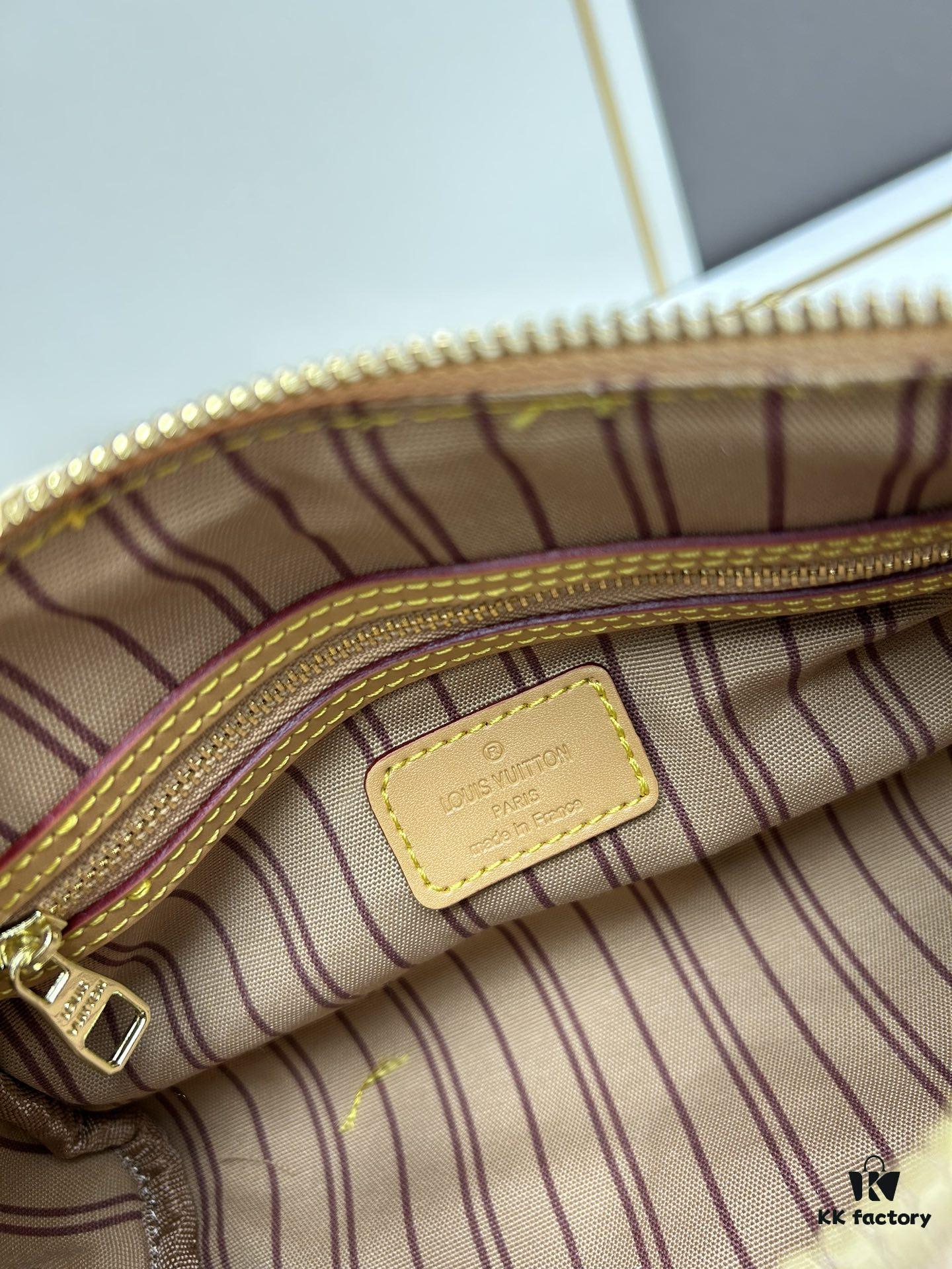 New Arrival LV Straw Keepall Pillow Bag