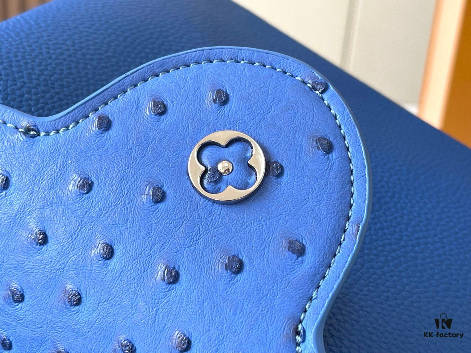 Upgraded M82905 Blue Ostrich