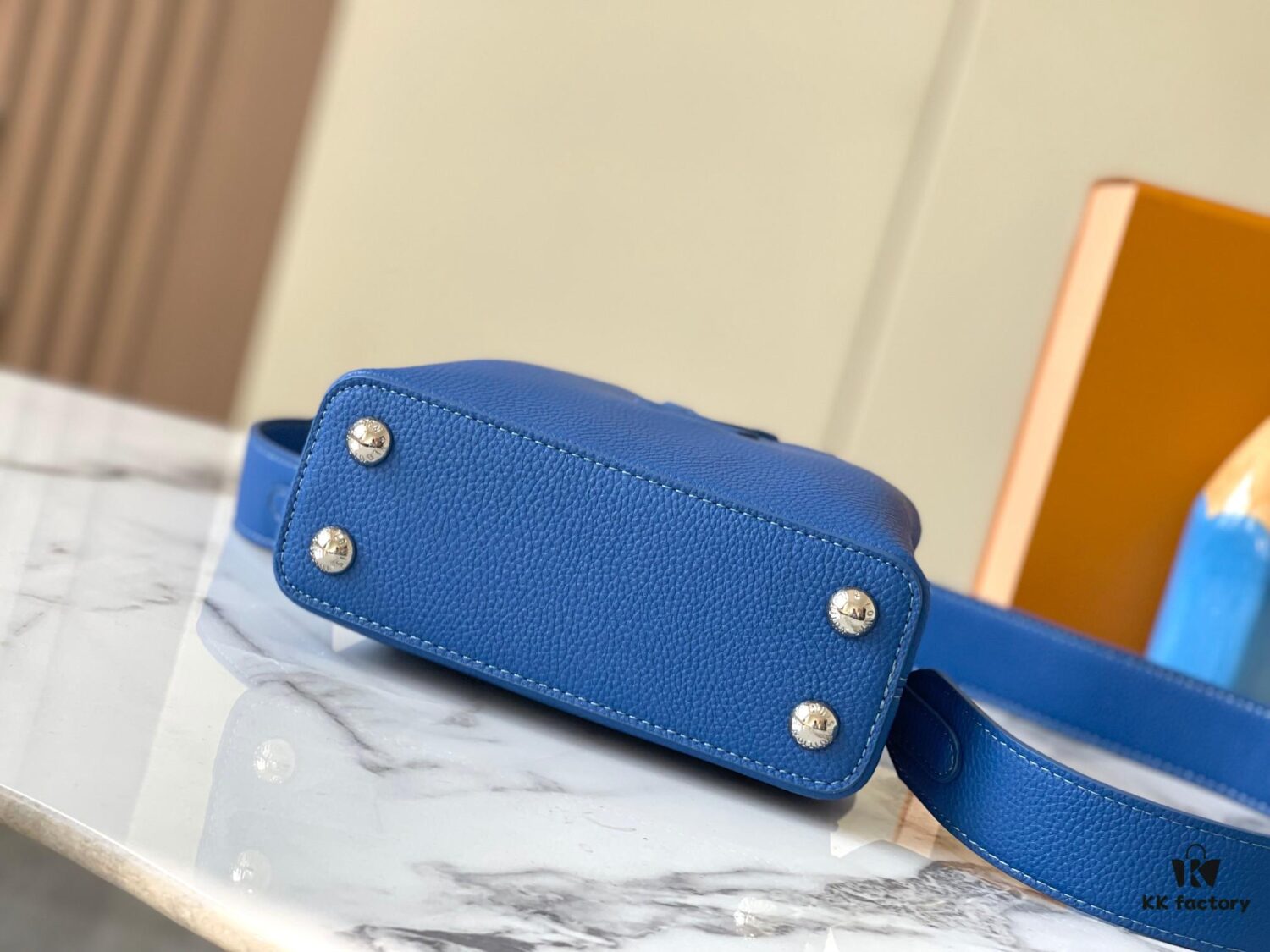 Upgraded M82905 Blue Ostrich