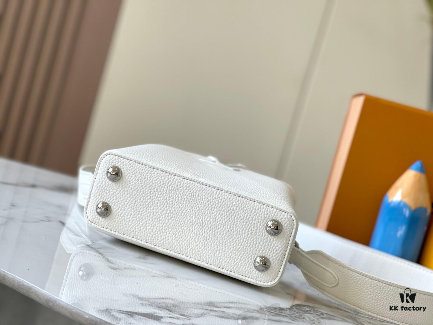 Upgraded M82905 White Ostrich