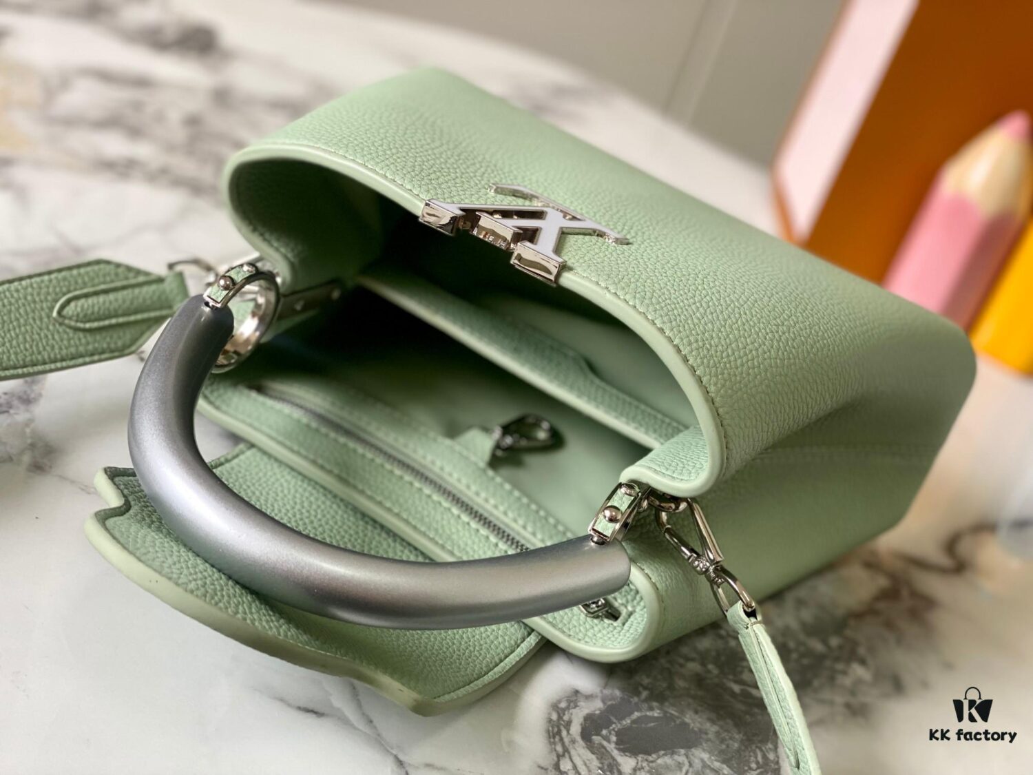 Upgraded M21354 Capucines BB Bag