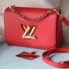 LV 2023 Twist Series Latest Style - Premium Original Quality - Cowhide Leather Handbag with Miniature Monogram Pattern