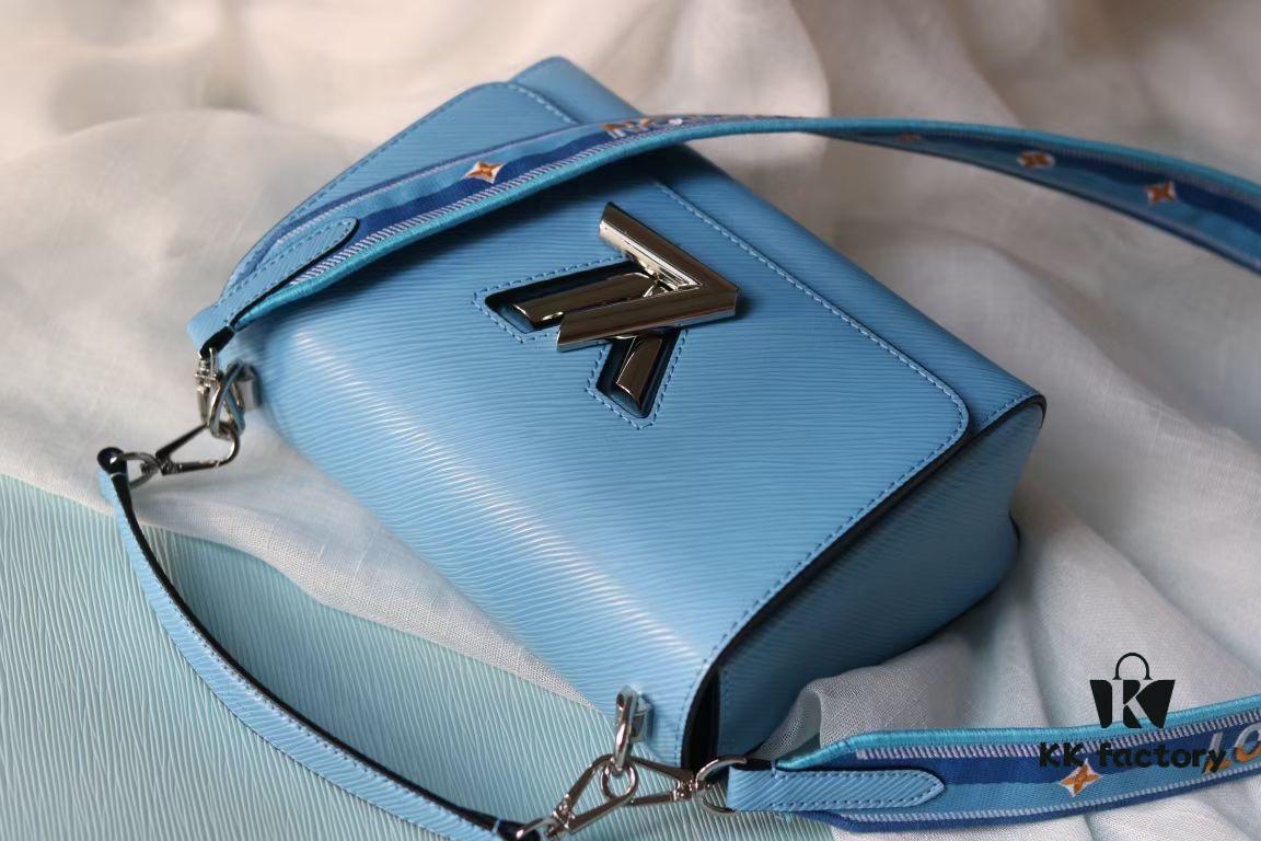 New Arrival Top Quality Original Version Model No. 50357/57505/57506/57507/50280/50282 The Twist Medium Handbag with Detachable Wide Jacquard Strap