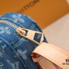 Upgraded Original M46856 M46828 Denim New Style Lv 2024 Latest Monogram Horn Adjustable Strap Pea Bag with Extra Pendant Mini Waist Pouch and Enlarged Design LV Monogram Coated Canvas Croissant Bag