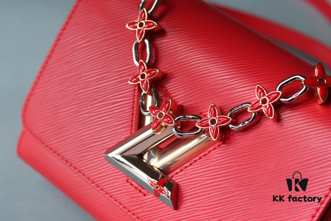 Latest European Version Top Quality Original Twist MM LV Bloom Handbag