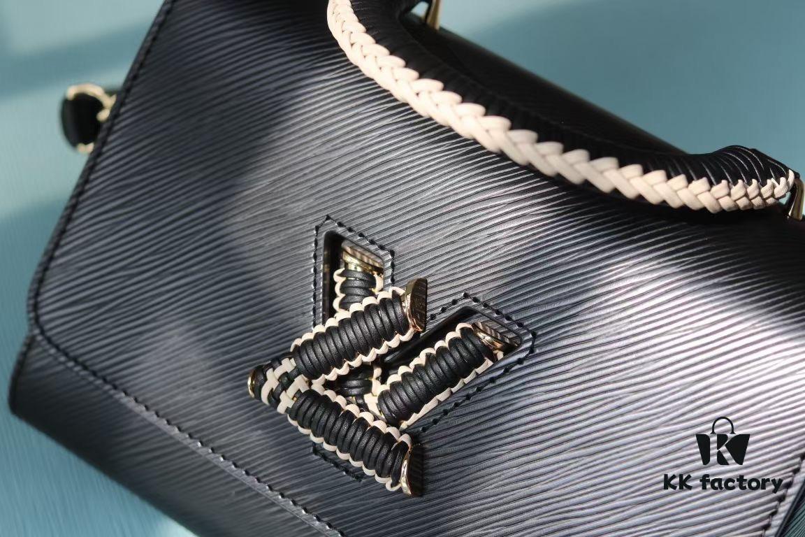 Top Original Quality! LV Twist Medium Bag in Epi Grained Leather with Braided Trim - Model No. 50392/22229/22236
