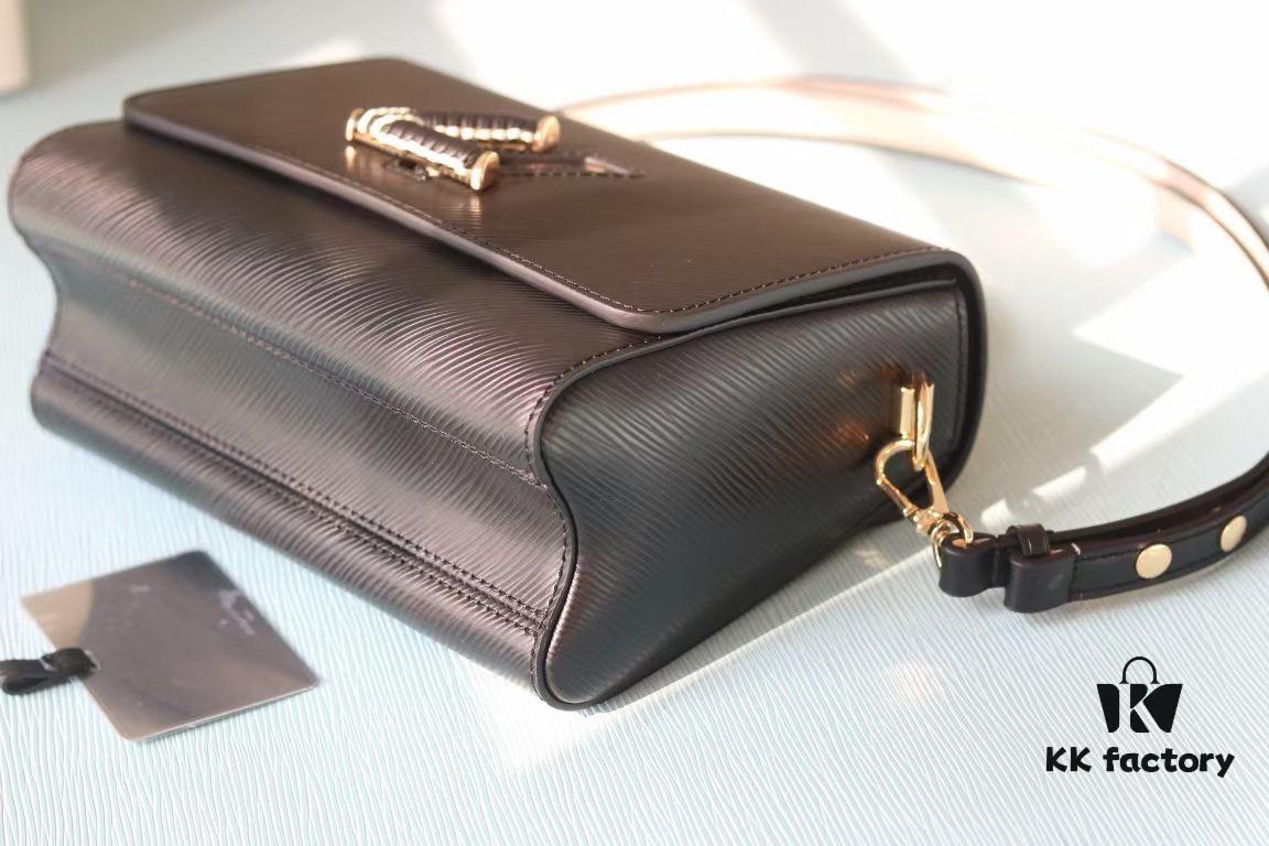 Top Original Quality! LV Twist Medium Bag in Epi Grained Leather with Braided Trim - Model No. 50392/22229/22236