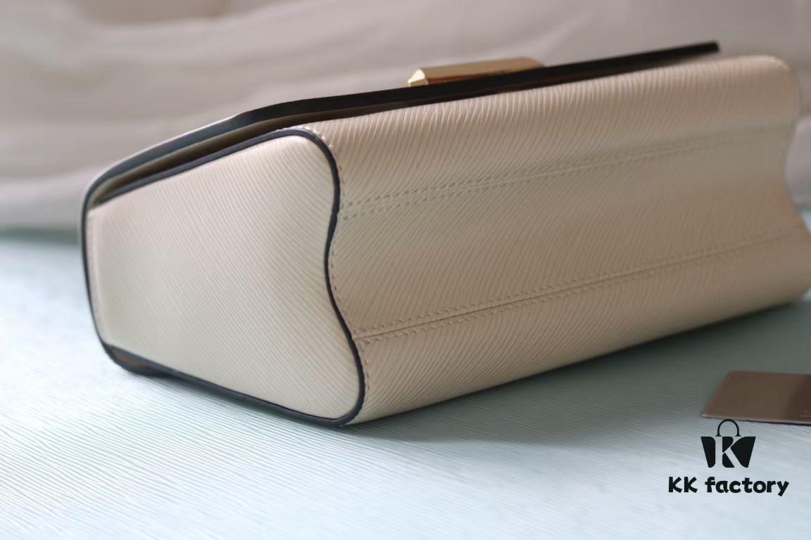 Top-Quality Original Twist Medium Handbag, Epi Grained Calfskin with Metallic Accents, Model No. 50391/22773/22774/23074/22768