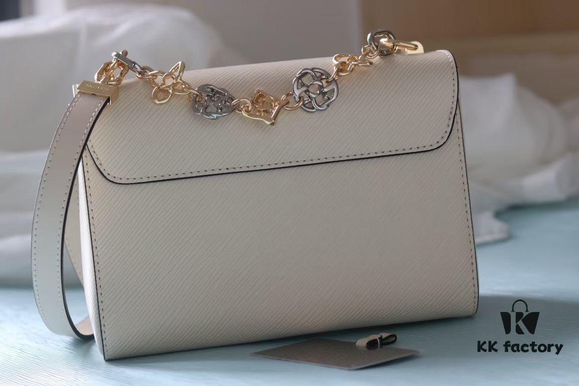 Top-Quality Original Twist Medium Handbag, Epi Grained Calfskin with Metallic Accents, Model No. 50391/22773/22774/23074/22768