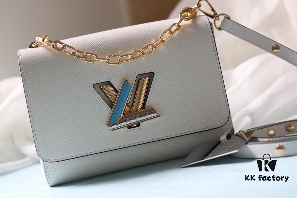 LV 2023 Twist Collection Medium Bag - Premium Epi Leather with Diamond & Enamel Accent