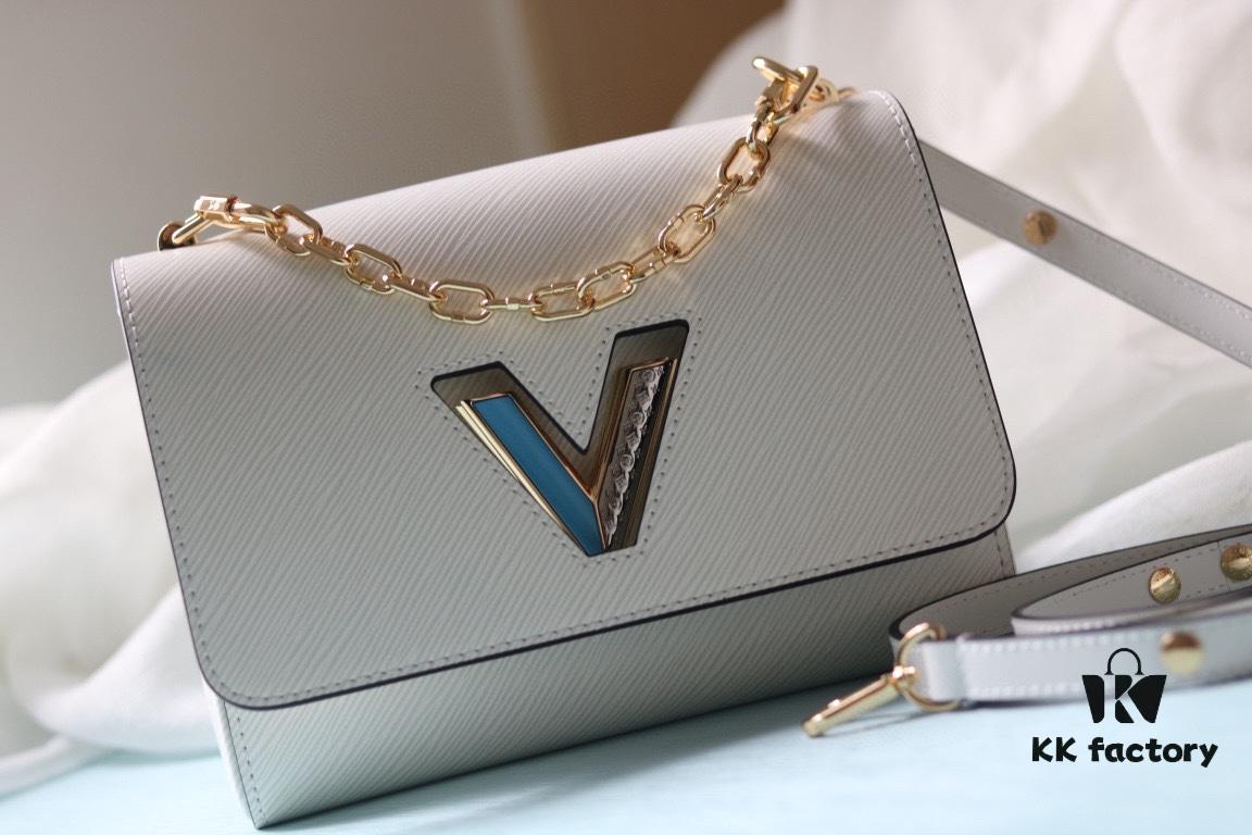 LV 2023 Twist Collection Medium Bag - Premium Epi Leather with Diamond & Enamel Accent