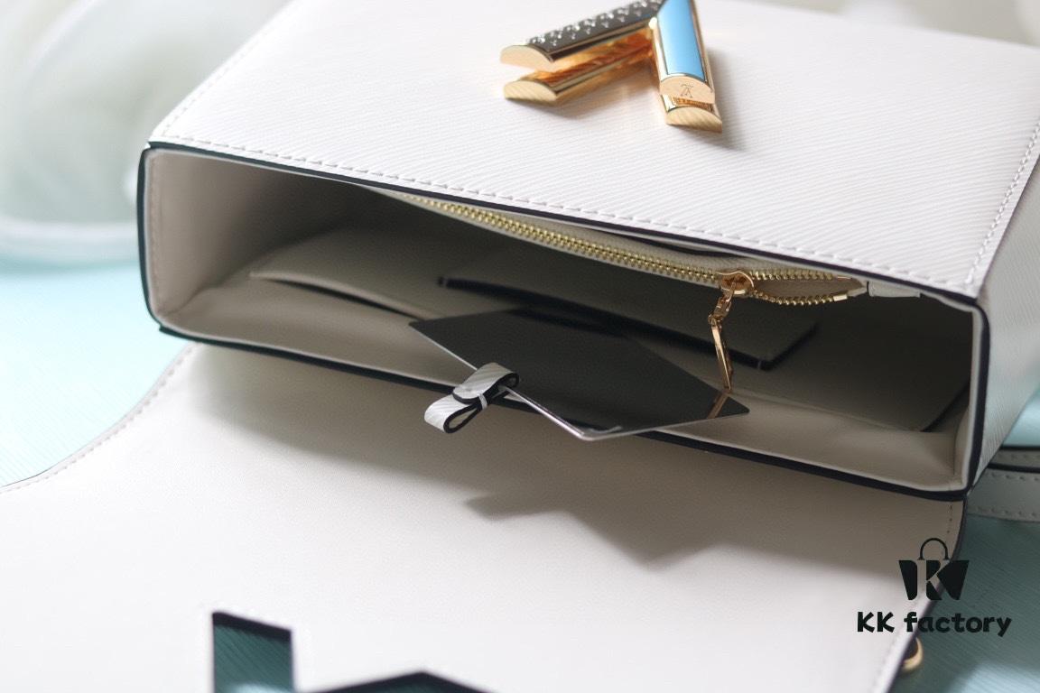 LV 2023 Twist Collection Medium Bag - Premium Epi Leather with Diamond & Enamel Accent