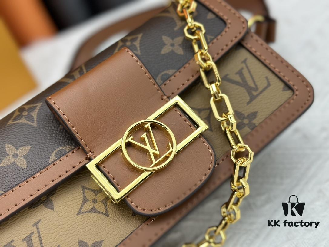 Upgraded M46757 Dauphine Mini East West Handbag