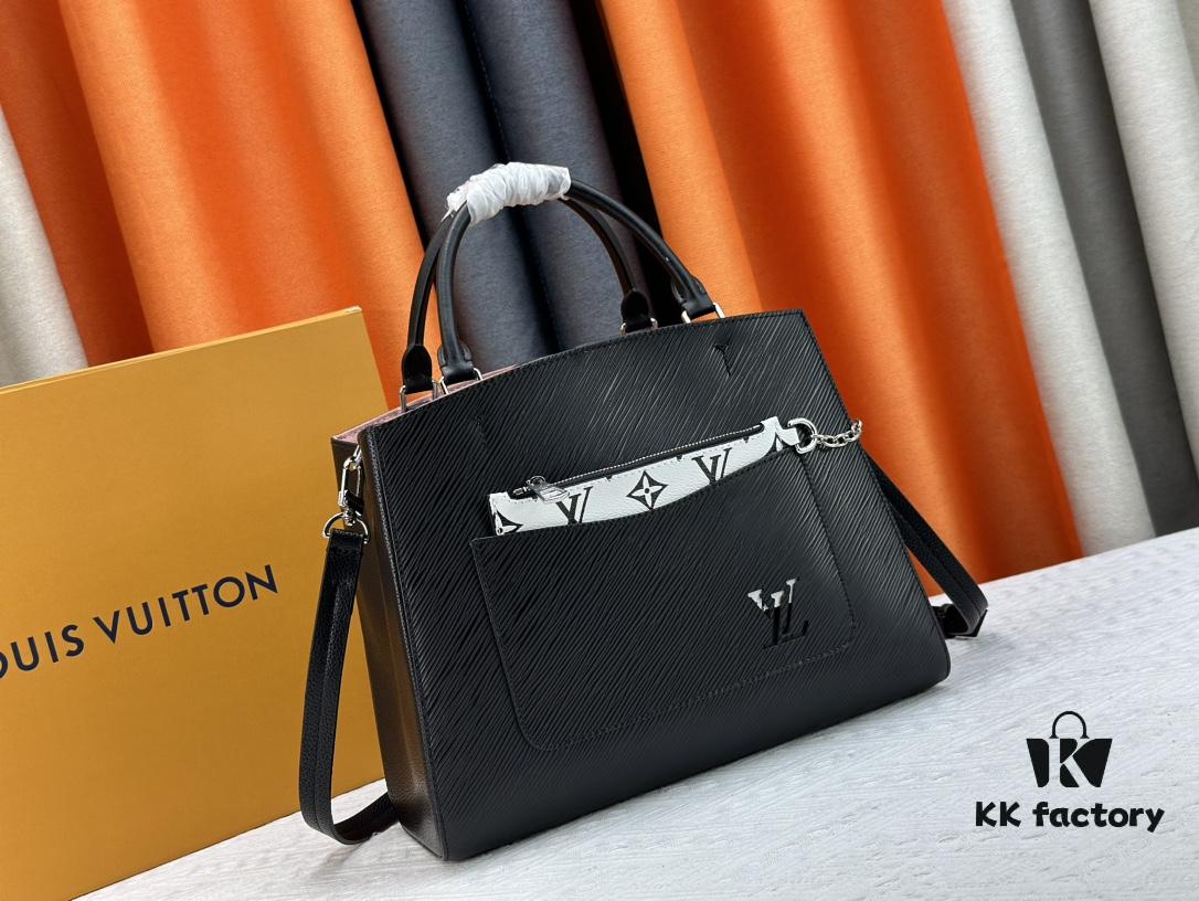 Marelle Tote Bag in Epi Grained Leather