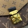Upgraded Original Version Color-Changing Leather [Exclusive Real Photo M46279 M46595 Monogram Vernis Yellow Flower Embossed] LV East West Métis Mini Messenger Bag