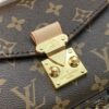 Upgraded Original Version, Color-Changing Leather [Exclusive Real Photos M46279 M46595 Monogram, Yellow Flower, Embossed] LV East West Métis Small Satchel