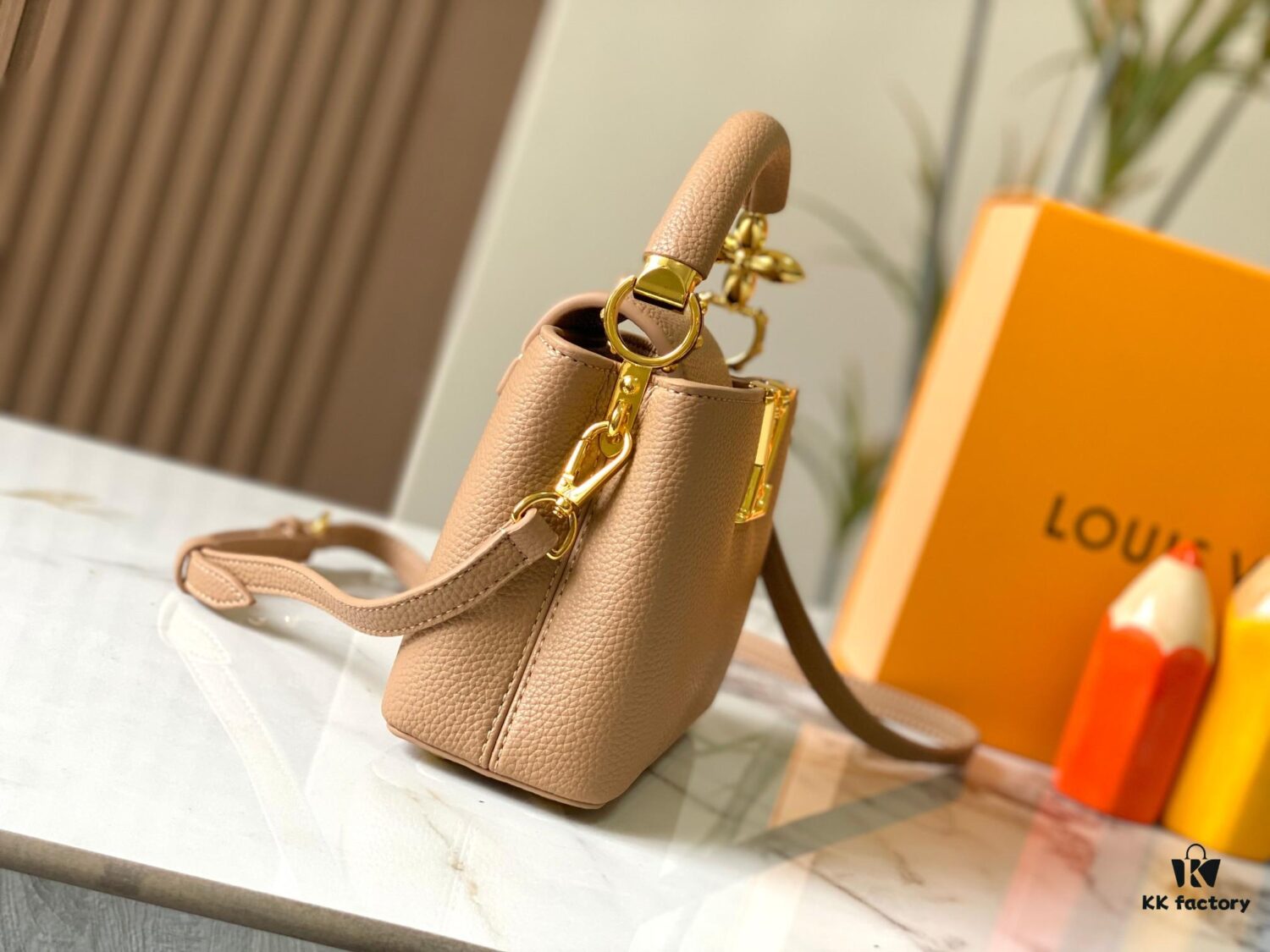 Upgraded M23943 Capucines Mini Bag