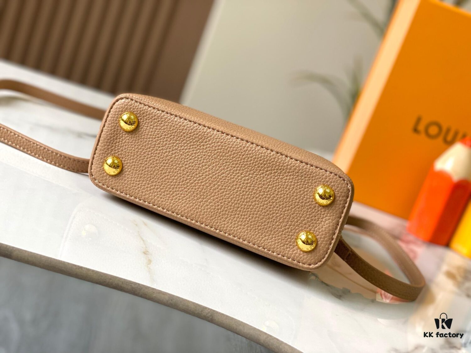 Upgraded M23943 Capucines Mini Bag