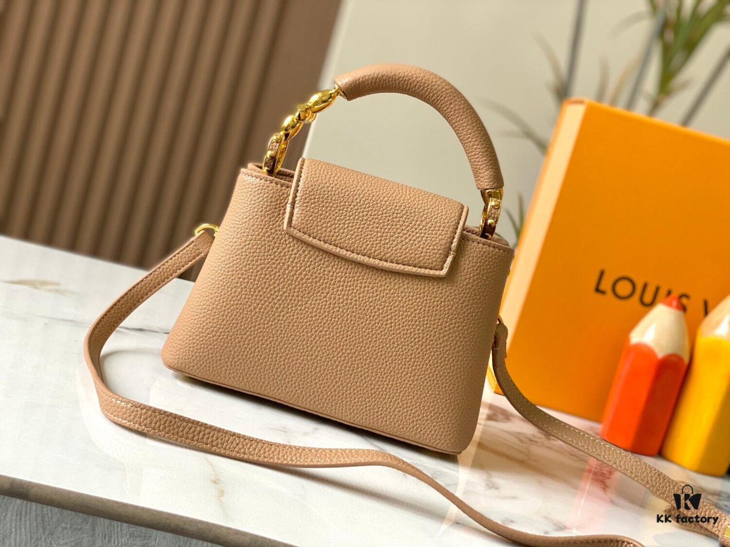 Upgraded M23943 Capucines Mini Bag