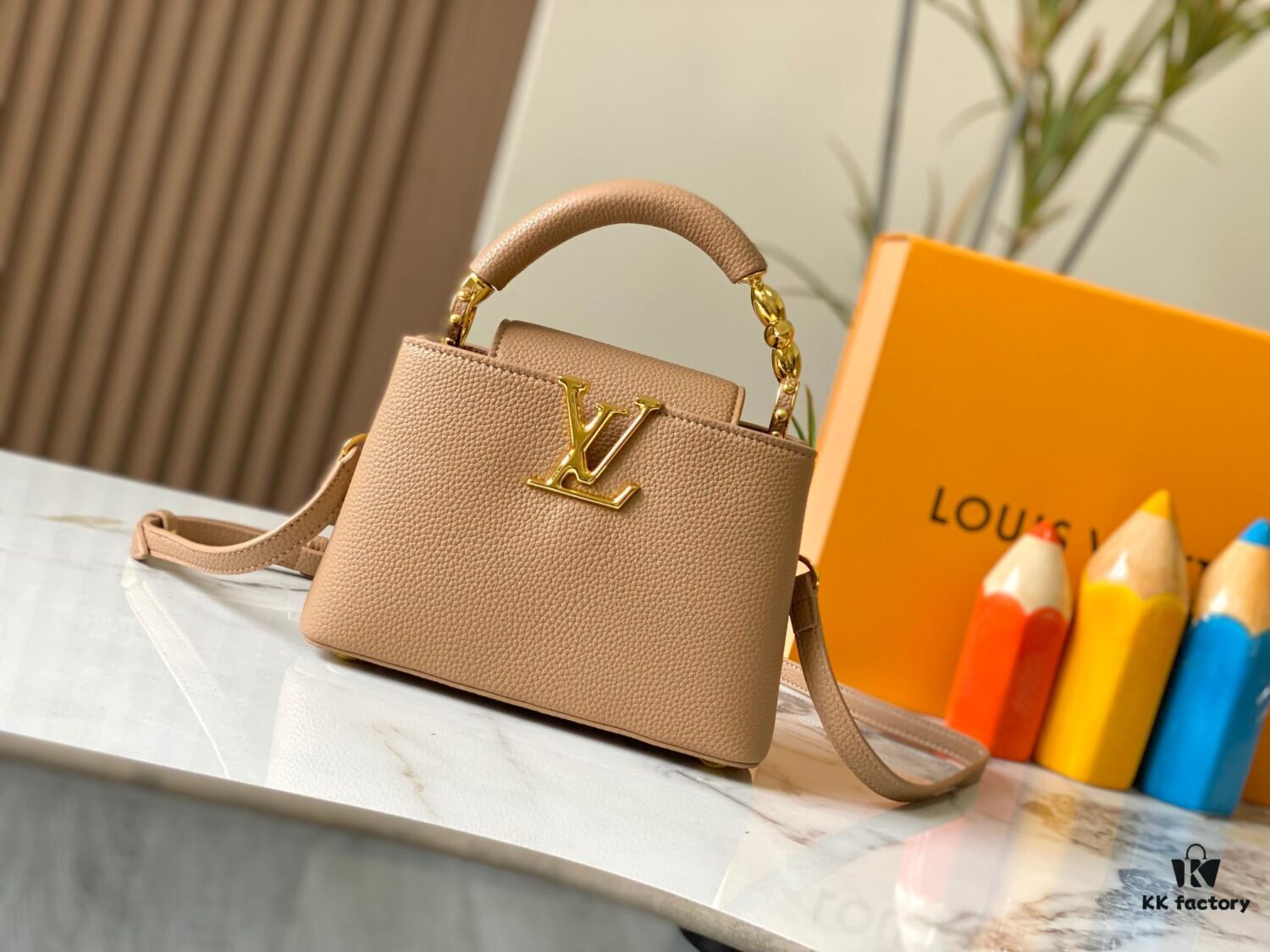 Upgraded M23943 Capucines Mini Bag