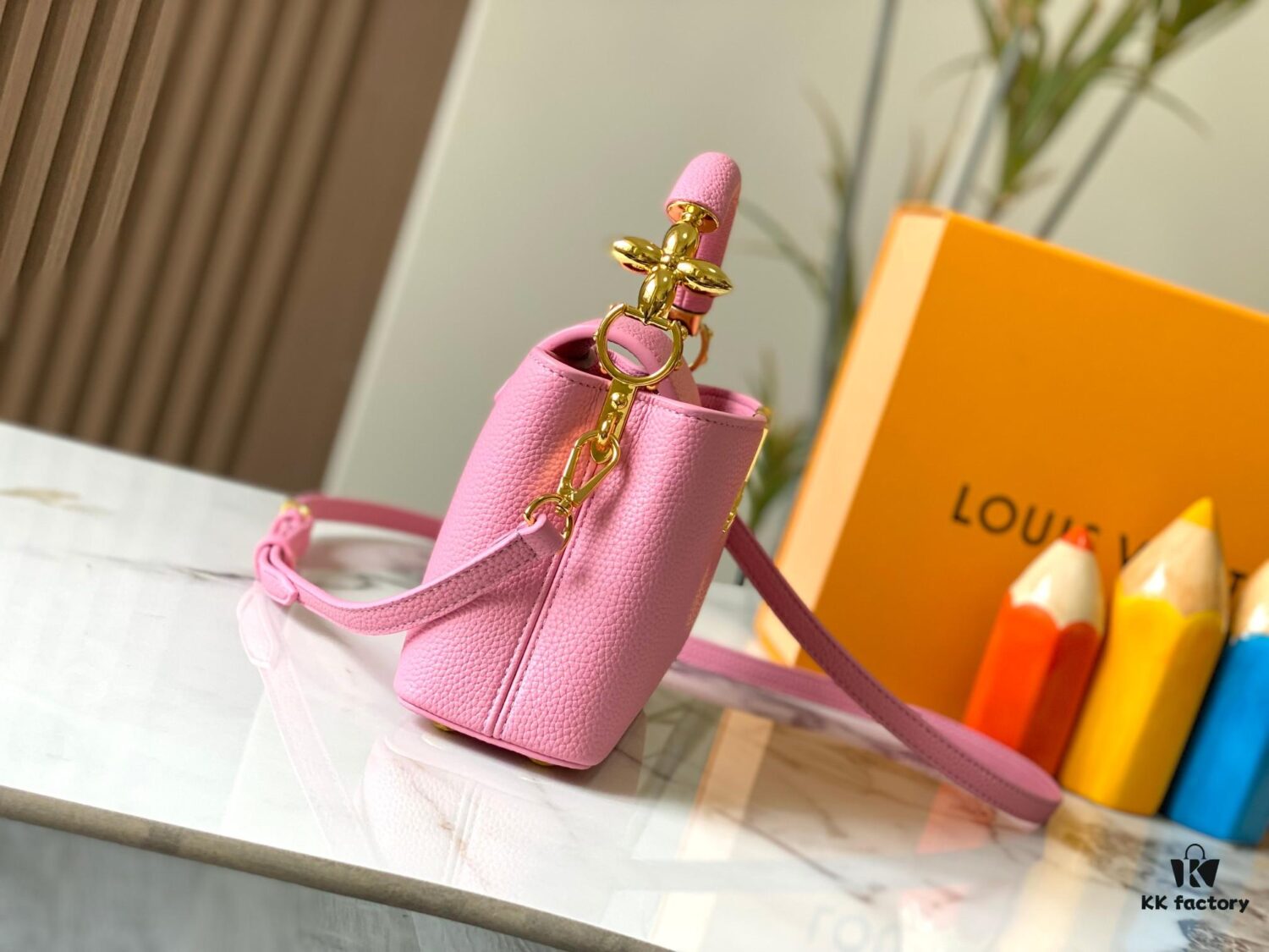 Upgraded M23943 Capucines Mini Bag