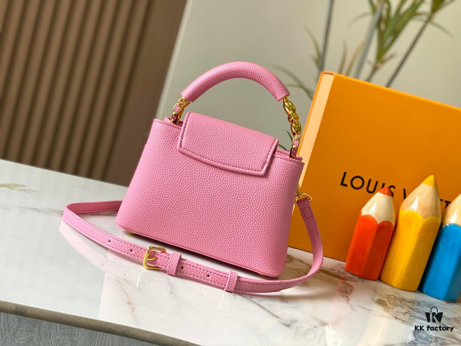 Upgraded M23943 Capucines Mini Bag