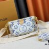 Upgraded M44823 M25374 Blue Five-in-One Mahjong Bag Series, New Season Multi Pochette Accessoires Handbag