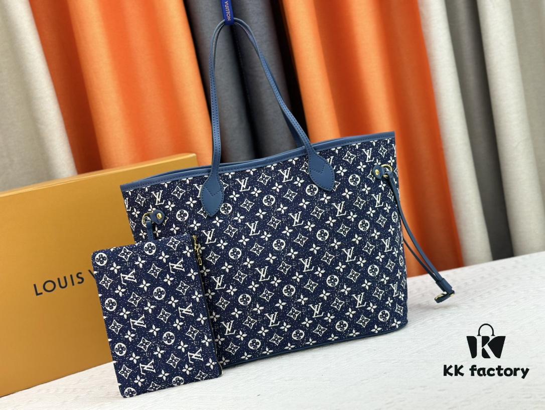 Monogrammm Tote Bag with Monochrome Stripes and LVs on Pink Background