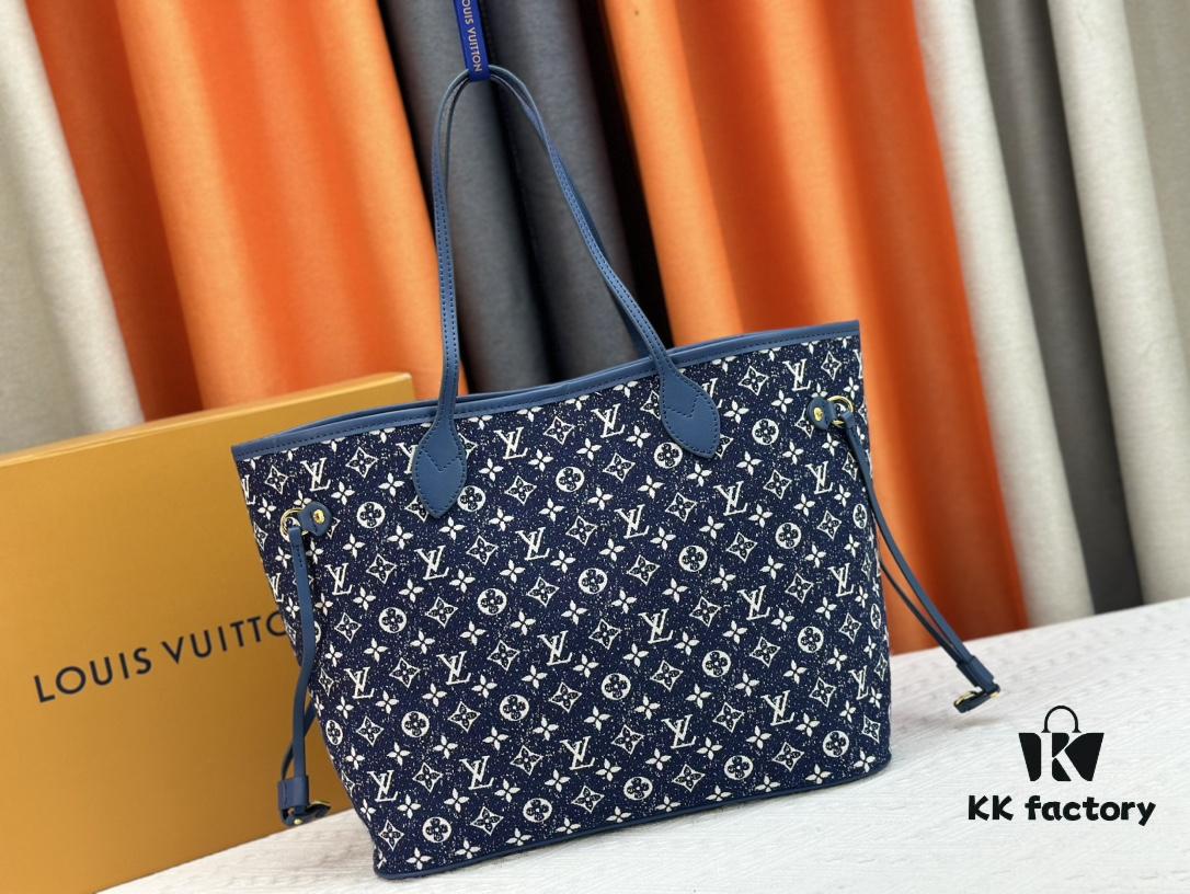 Monogrammm Tote Bag with Monochrome Stripes and LVs on Pink Background