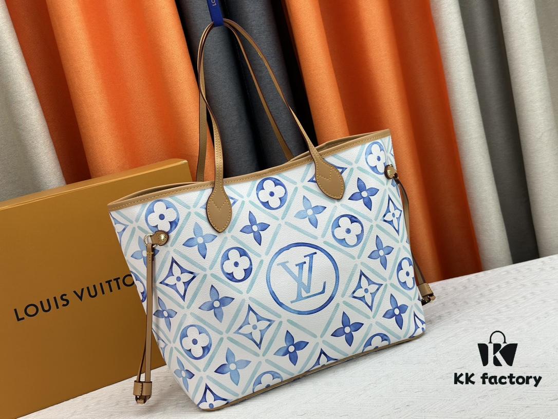 M11263, M25317 【Dushi Home Shoot】 m45684 m45685 m40995 Tote MM Handbag with Monochrome Stripes in Cream and LVs on Pink Background