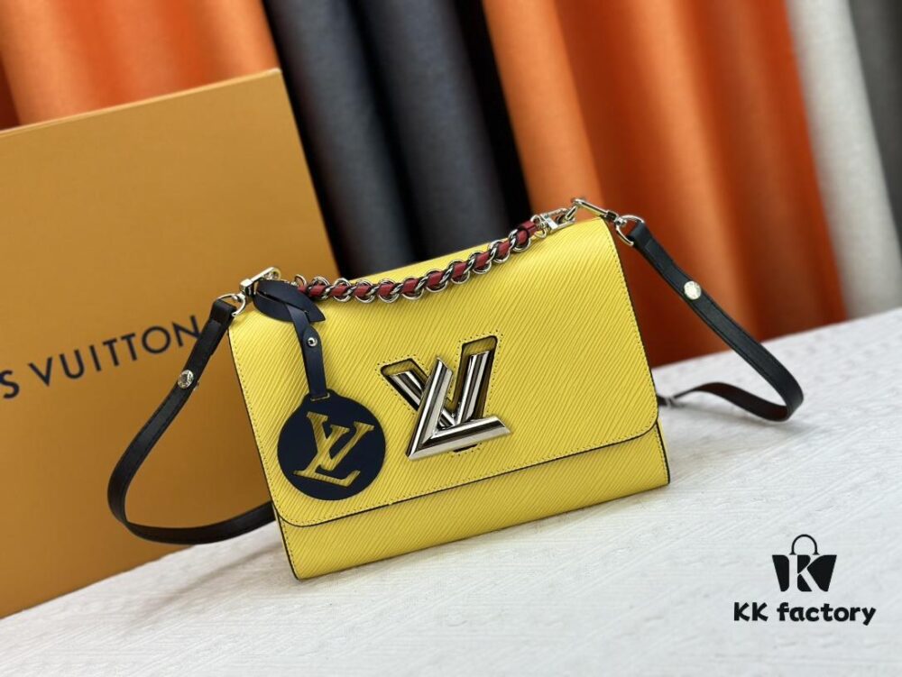 Exclusive Background LV's Latest and Hottest Twist Denim Medium Bag Shipment, Fan Bingbing Same Style, New Model TWIST 50273, 50272