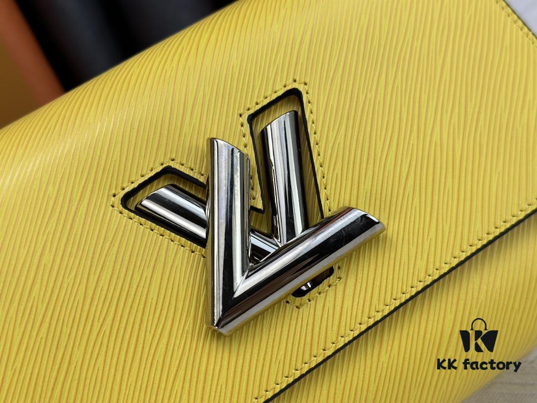 Exclusive Background LV's Latest and Hottest Twist Denim Medium Bag Shipment, Fan Bingbing Same Style, New Model TWIST 50273, 50272