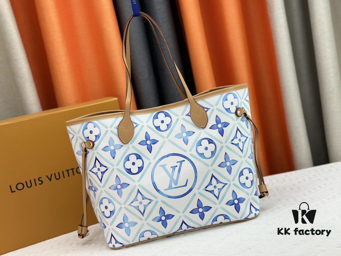 M11263, M25317 【Dushi Home Shoot】 m45684 m45685 m40995 Tote MM Handbag with Monochrome Stripes in Cream and LVs on Pink Background