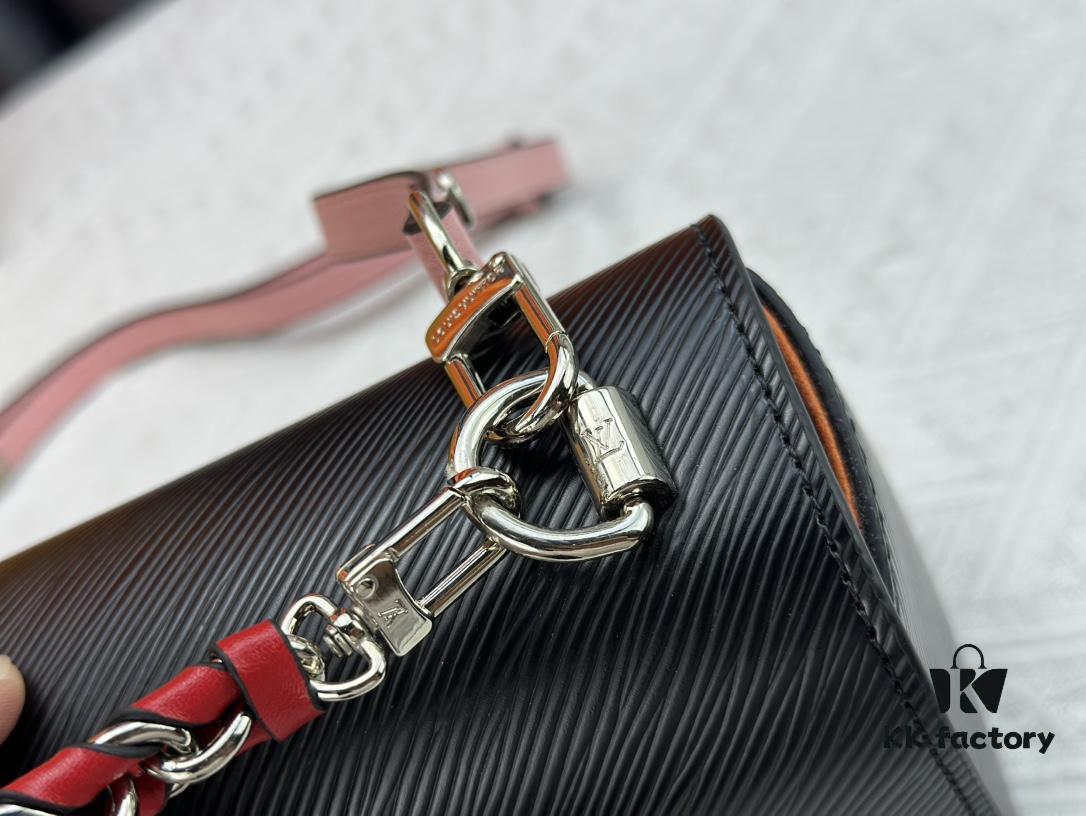 Exclusive LV Latest Hot Twist Denim Medium Size Bag Shipment, Fan Bingbing Same Style, New Model TWIST 50273, 50272