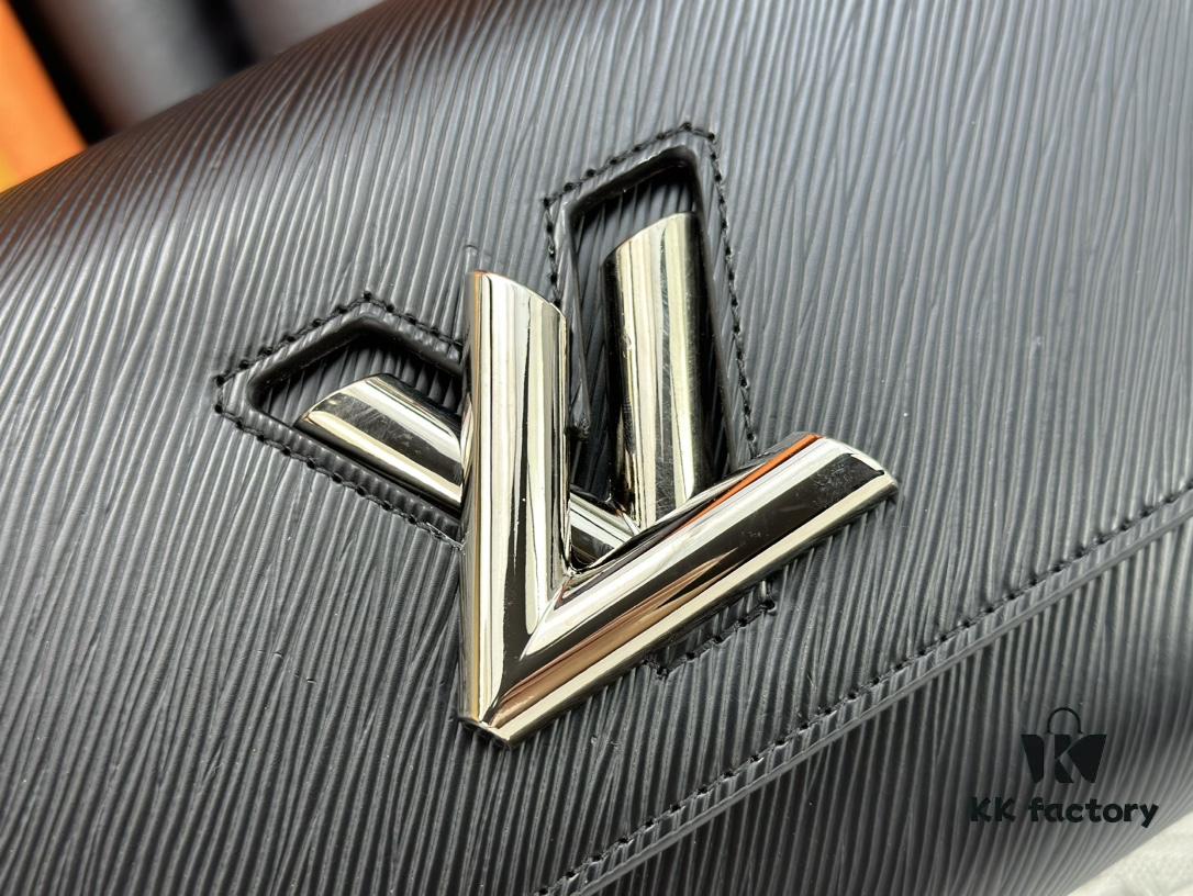 Exclusive LV Latest Hot Twist Denim Medium Size Bag Shipment, Fan Bingbing Same Style, New Model TWIST 50273, 50272