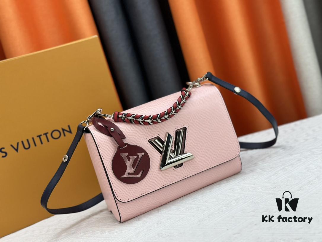 LV's Latest and Hottest Twist Denim Medium Bag Shipped – Model Worn by Fan Bingbing, New Model TWIST 50273, 50272