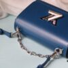 LV 2023 Twist Medium Handbag in Epi Leather with Rhinestones and Enamel