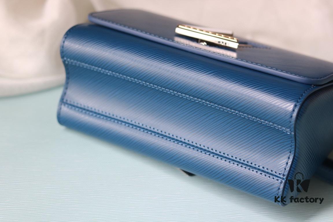 LV 2023 Twist Medium Handbag in Epi Leather with Rhinestones and Enamel