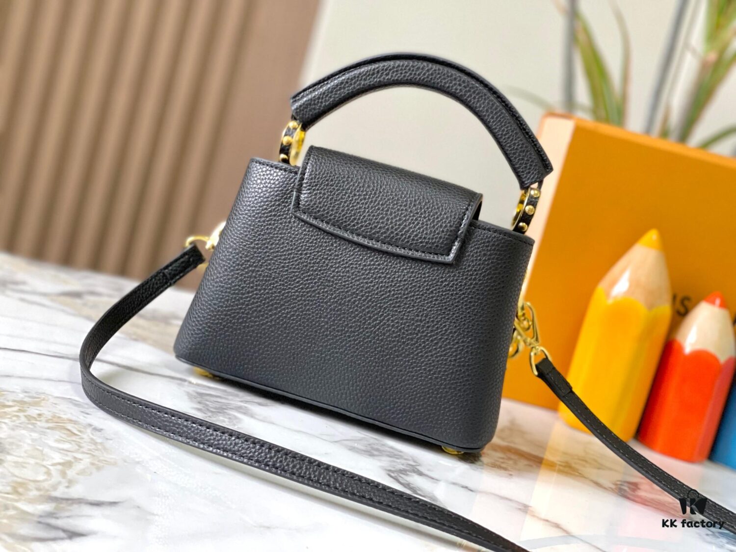 Upgraded M24683 Capucines Mini Bag