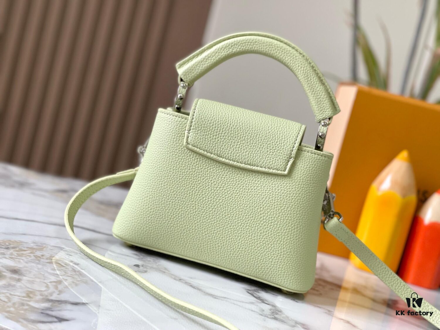 Upgraded M24683 Capucines Mini Bag