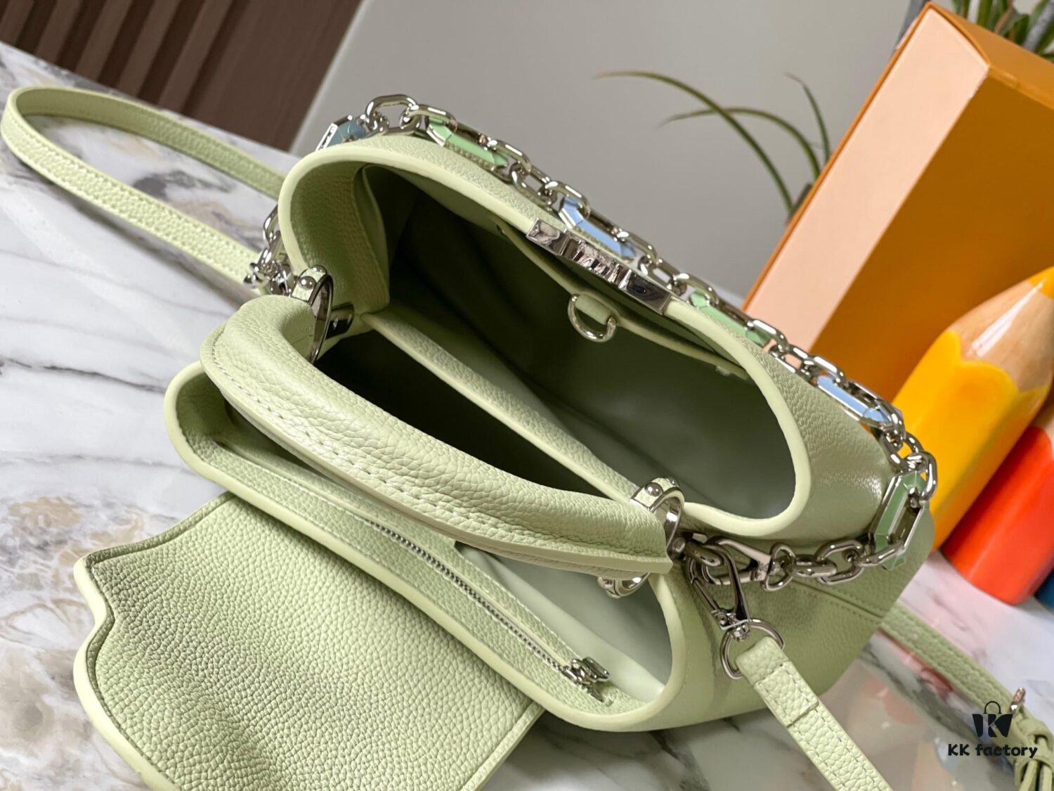 Upgraded M24683 Capucines Mini Bag