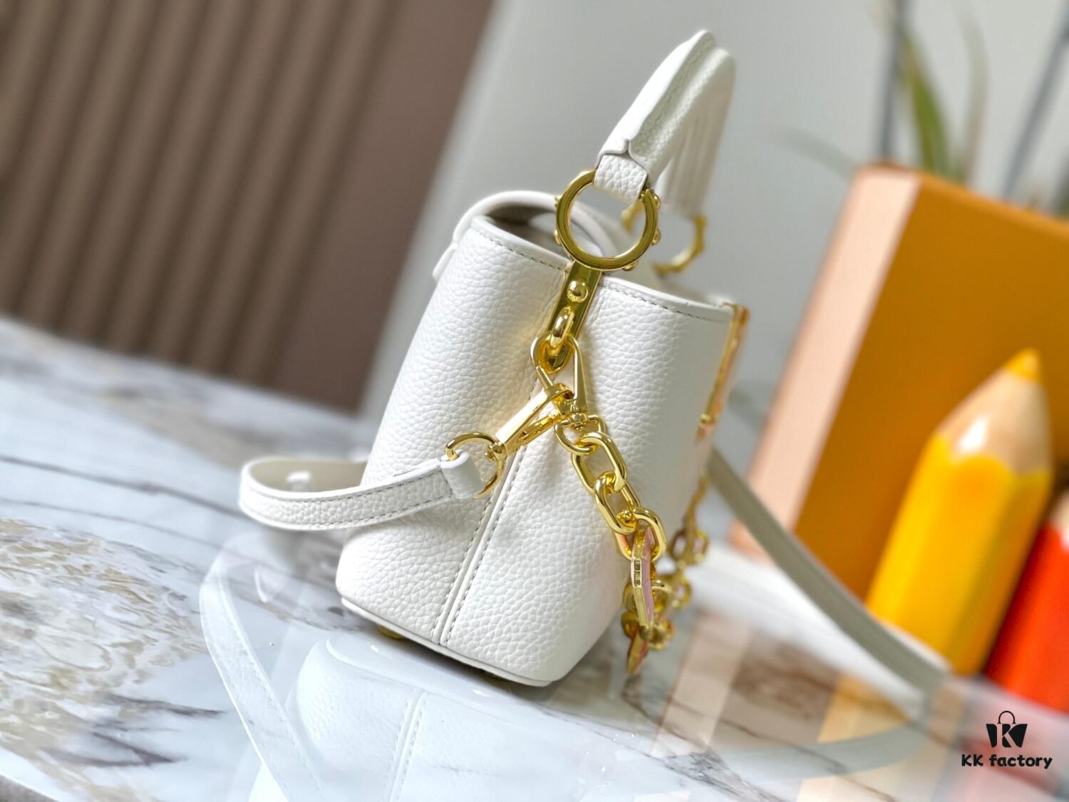 Upgraded M24683 Capucines Mini Bag