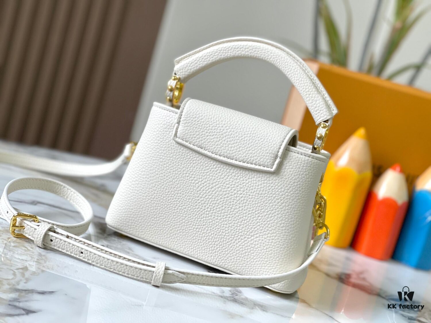 Upgraded M24683 Capucines Mini Bag