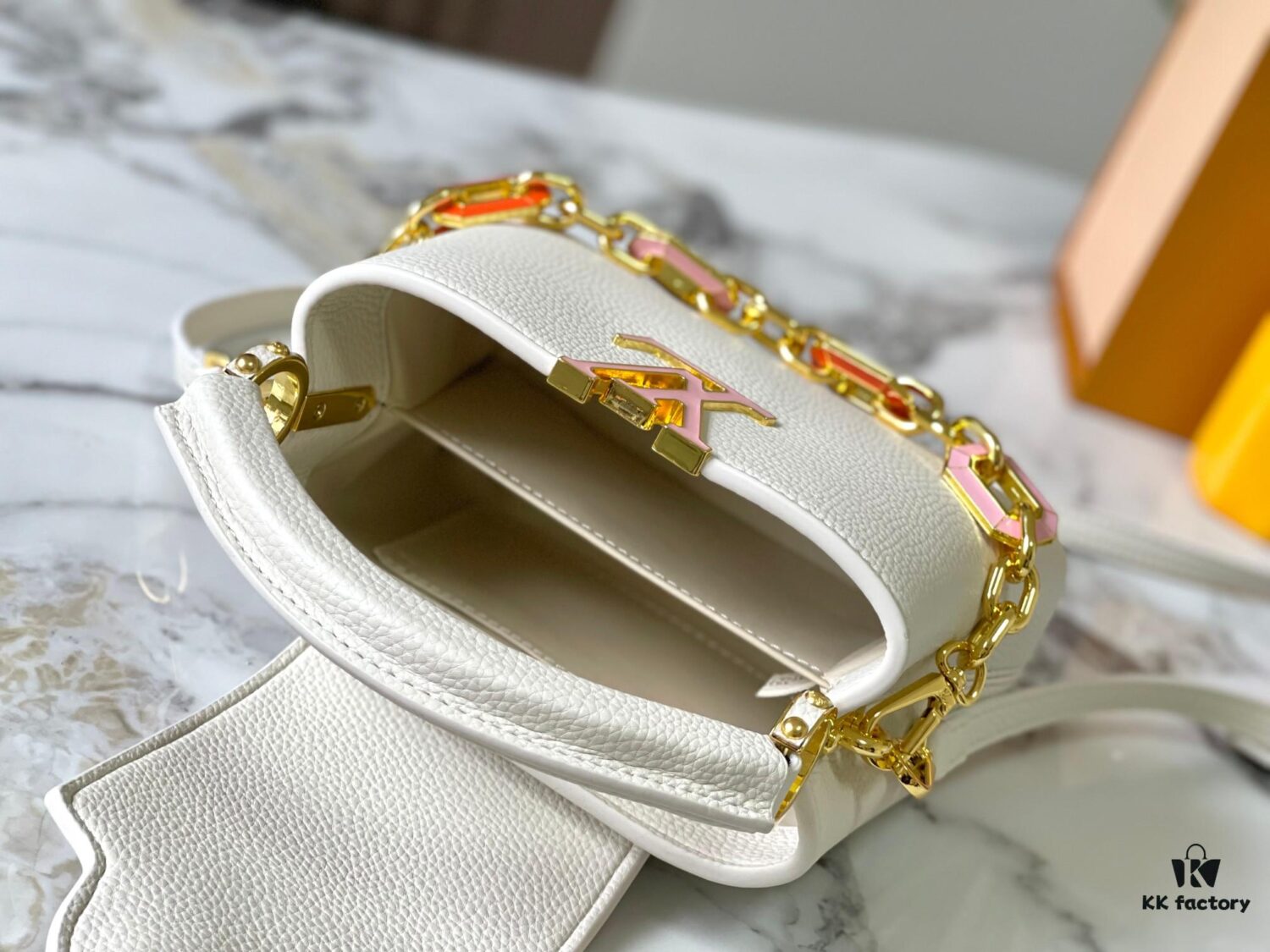 Upgraded M24683 Capucines Mini Bag