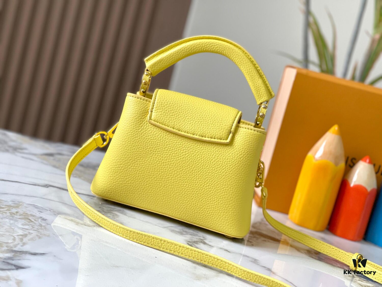 Upgraded M24683 Capucines Mini Bag