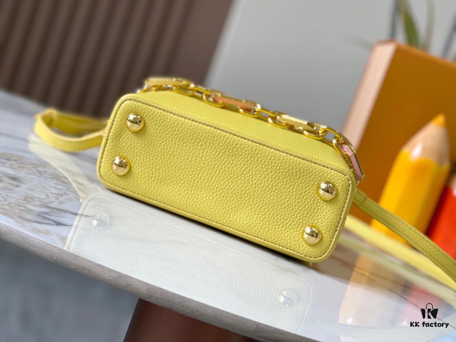 Upgraded M24683 Capucines Mini Bag